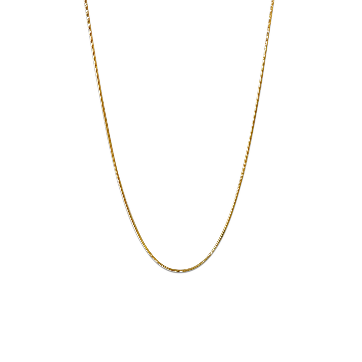 Asta Thin Snake Chain Necklace- Gold