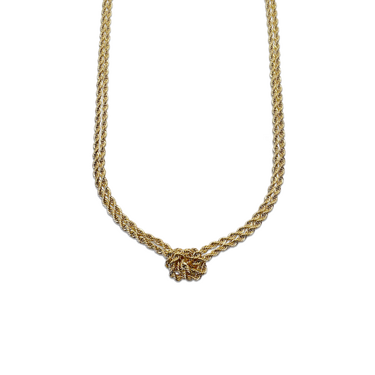 Ange Rope Chain Necklace- Gold