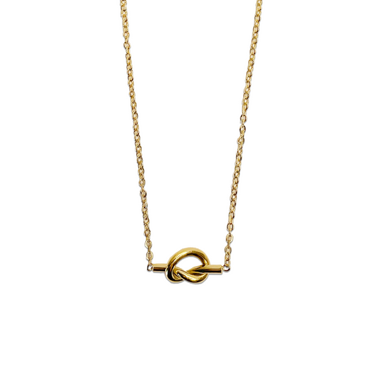 Edan Knot Necklace-Gold