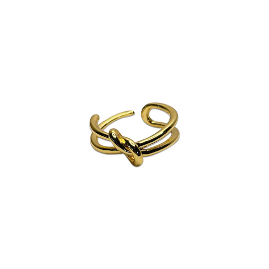 Nodo I Open Ring- Gold