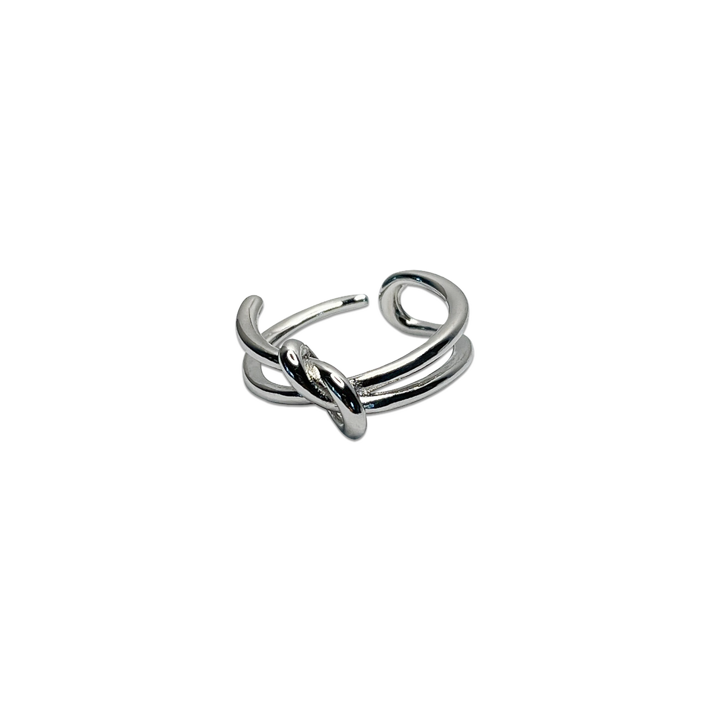 Nodo I Open Ring- Silver