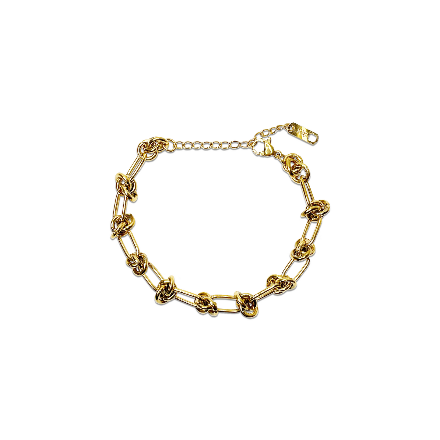 Nodo Knot Chain Bracelet- Gold