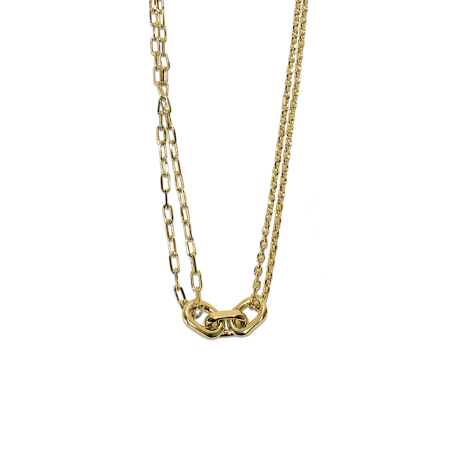 Ziva Chain Necklace-Gold