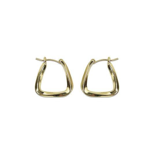 Ziva Hoop Earrings- Gold