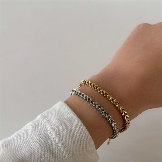 Ziva Chain Bracelet- Gold